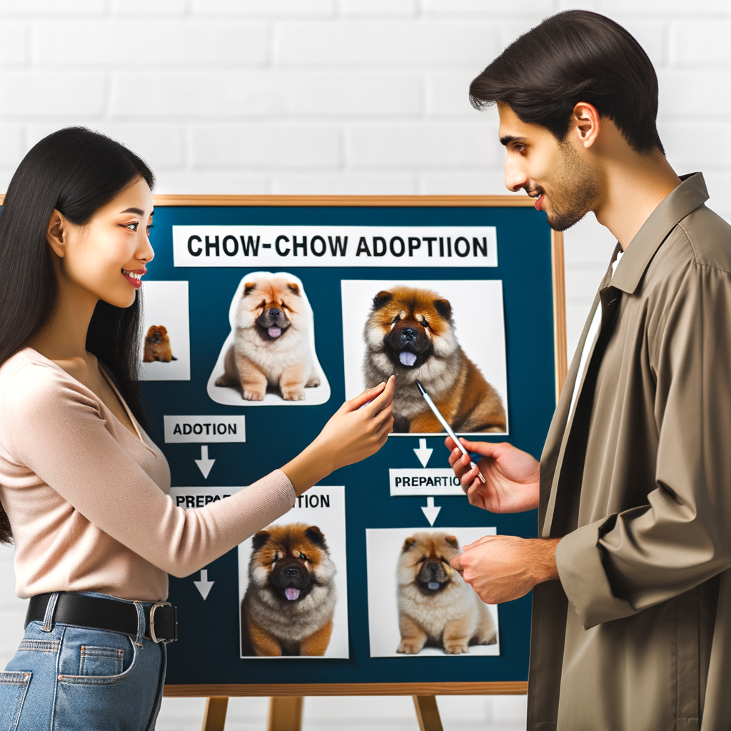 Expert providing Chow Chow adoption tips and guiding through the successful Chow Chow adoption process, preparing a potential pet owner for Chow Chow breed adoption and highlighting the importance of Chow Chow rescue adoption.